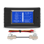Tester batteria DC 0-200V PZEM-013 e PZEM-015 con shunt
