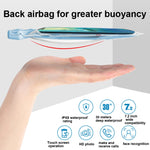 Borsa impermeabile per cellulare con airbag galleggiante a vita