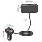 Caricabatteria auto 5 in 1 con ricarica rapida 60W