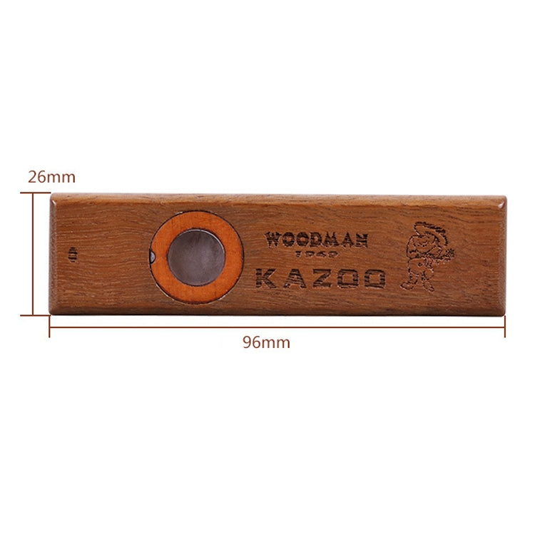 Kazoo portatile in legno ADL07 9,6x2,6 cm
