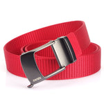Cintura uomo in nylon con fibbia automatica 120 cm