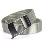Cintura uomo in nylon con fibbia automatica 120 cm