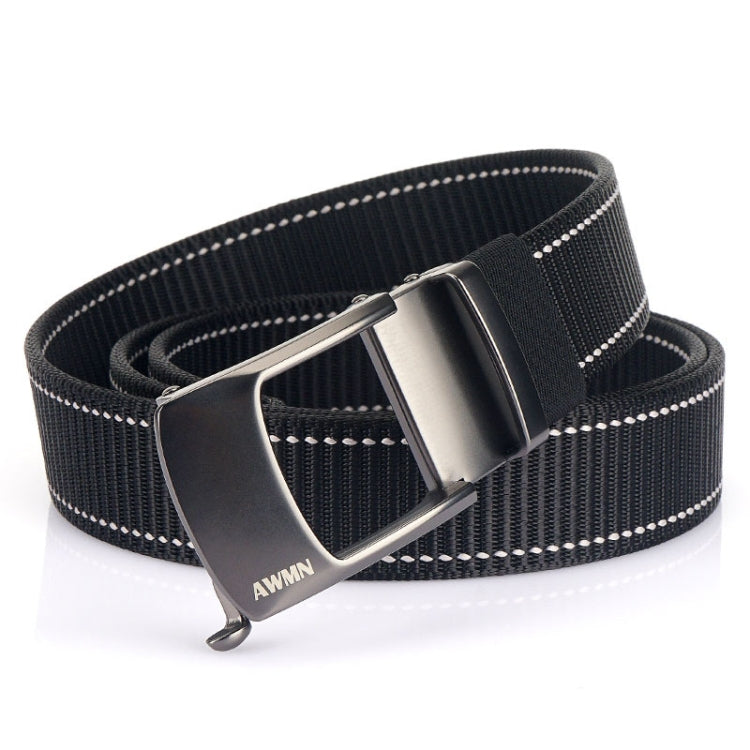 Cintura uomo in nylon con fibbia automatica 120 cm