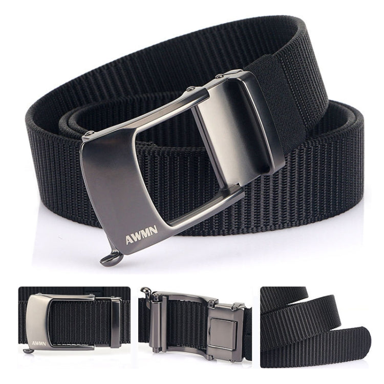 Cintura uomo in nylon con fibbia automatica 120 cm