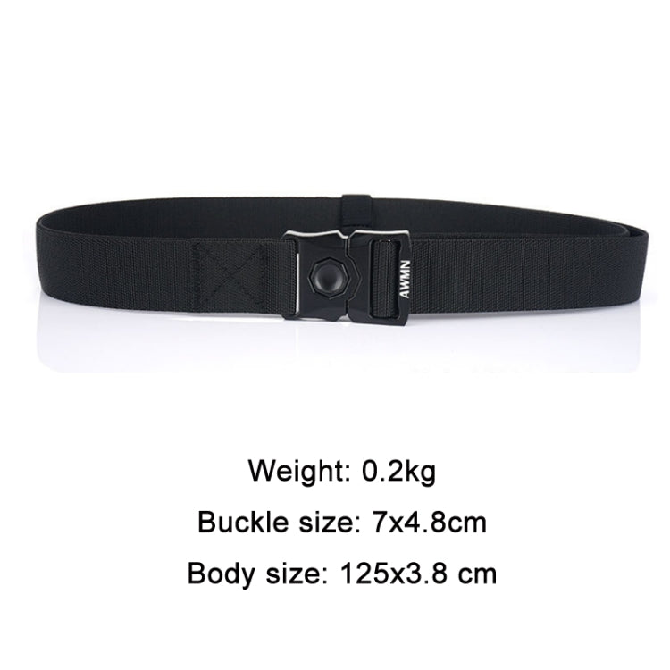 Cintura elastica uomo con fibbia versatile 120 cm