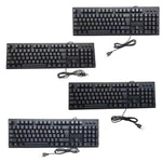 Tastiera cablata USB per computer a 108 tasti, lunghezza cavo: 1,5 m, Arabic Single, Russian, French, Spanish