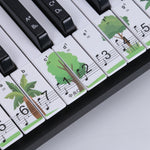 Adesivi tastiera pianoforte M52 per 49-88 tasti