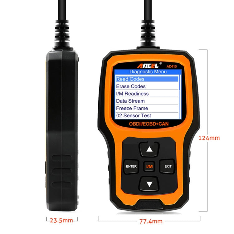 Scanner diagnostico auto ANCEL AD410 OBD2 universale