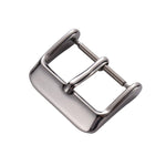 Set 10 fibbie ad ardiglione in acciaio inox placcato IP