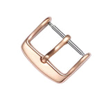 Set 10 fibbie ad ardiglione in acciaio inox placcato IP