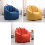 Fodera sfoderabile in tessuto per divano pigro 76x68x60 cm