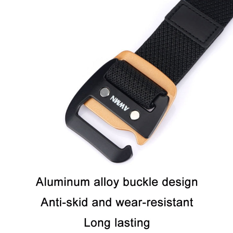 Cintura da uomo elastica con fibbia sportiva 120 cm