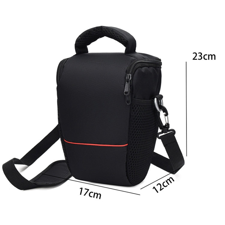 Byk-1683 Borsa fotografica triangolare impermeabile e resistente all'usura, Red, Yellow