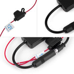 Antenna attiva auto con amplificatore segnale radio FM DAB