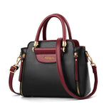 Borsa da donna in PU con rivestimento in cotone 26x21x13 cm
