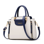 Borsa da donna in PU con rivestimento in cotone 26x21x13 cm