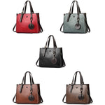 Borsa da donna vintage multifunzionale in PU 29x24x13,5 cm