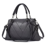 Borsa a mano in pelle PU colorblock geometrica 38x23x11 cm