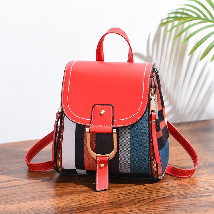 Zaino donna in pelle PU morbida 22x25x14 cm vari colori