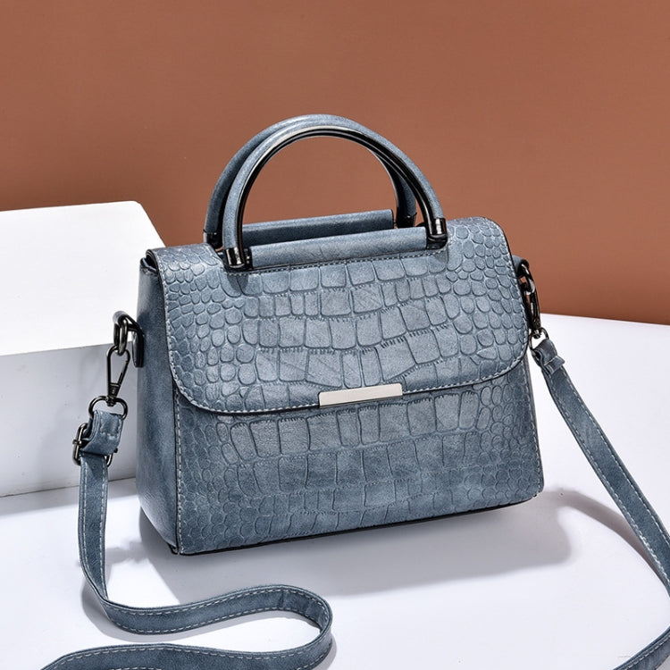 Borsa monospalla donna con motivo a pietra 24x18x12 cm