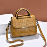 Borsa monospalla donna con motivo a pietra 24x18x12 cm