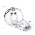 10 mini tappi nasali magnetici in silicone antirussamento