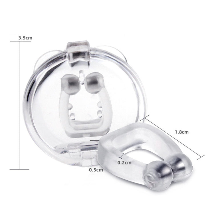 10 mini tappi nasali magnetici in silicone antirussamento