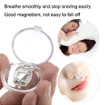 10 mini tappi nasali magnetici in silicone antirussamento