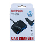 Caricabatteria auto USB 3 in 1 120W 3-5 porte