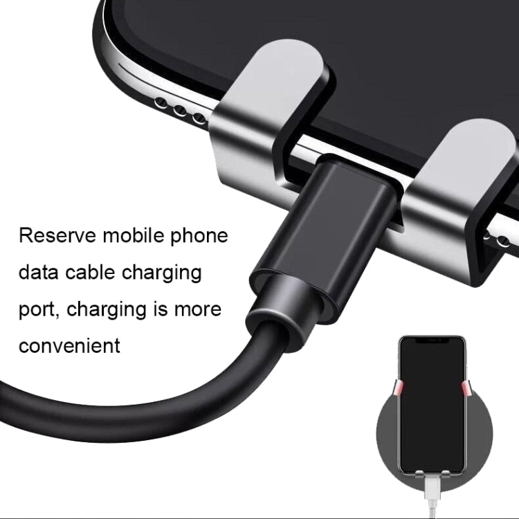 Supporto auto universale per telefono a gravità in metallo