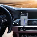 Supporto auto universale per telefono a gravità in metallo