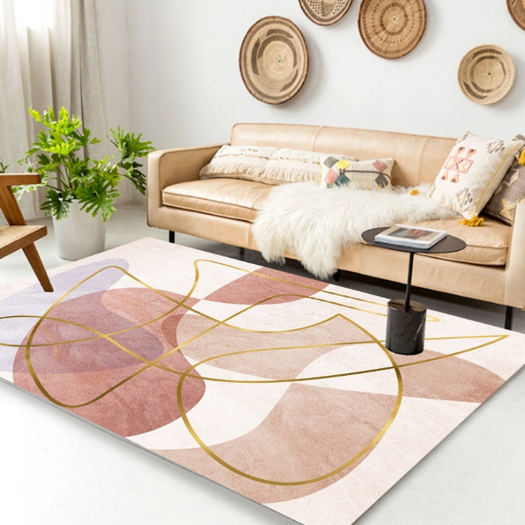 Cuscino per tavolino con tappeto geometrico 80x120 cm