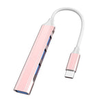 Docking station multifunzione USB-C e USB 3.0 in alluminio