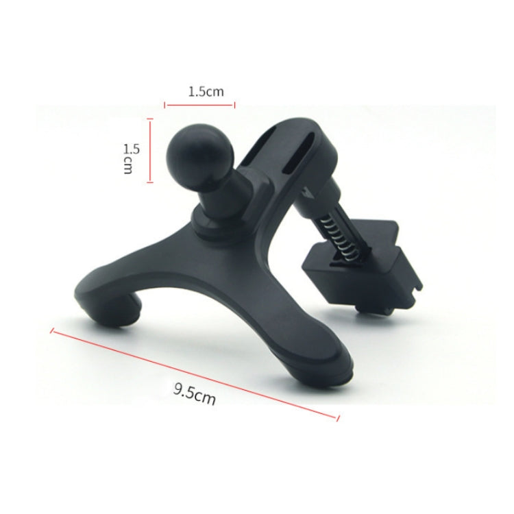 Clip portacellulare per presa aria auto, nero e bianco
