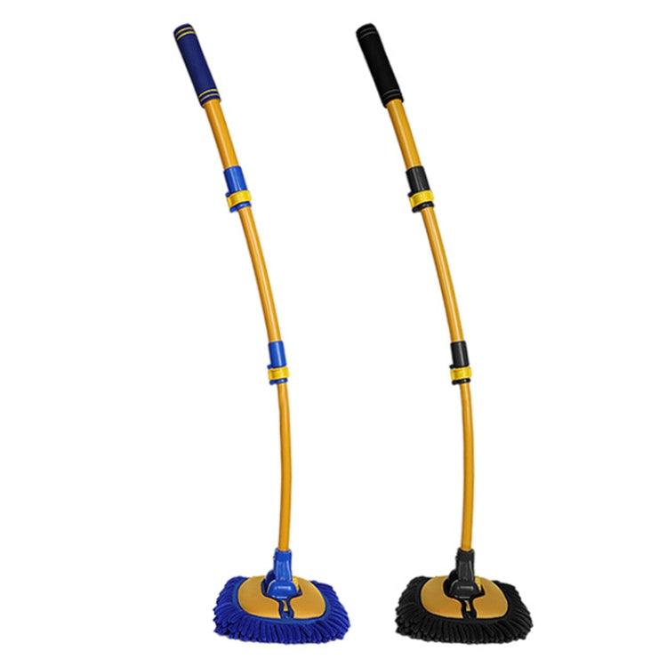 Mop autolavaggio con asta curva retrattile e testa in flanella