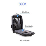 Zaino antifurto rigido con porta USB e scomparto laptop 15,6"