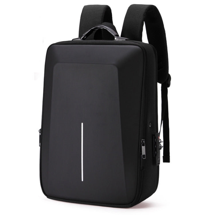 Zaino antifurto rigido con porta USB e scomparto laptop 15,6"