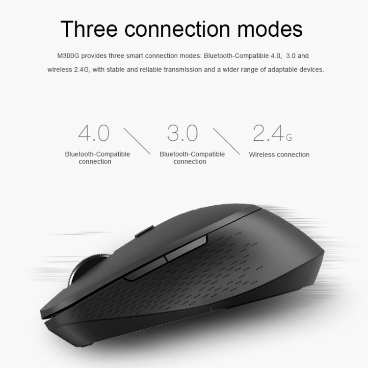 Rapoo M300G Mouse Bluetooth 1600DPI 3 Tasti Silenzioso