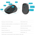 Rapoo M300G Mouse Bluetooth 1600DPI 3 Tasti Silenzioso