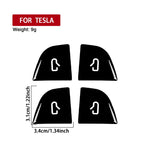 Adesivi in fibra di carbonio per interruttore alzacristalli Tesla