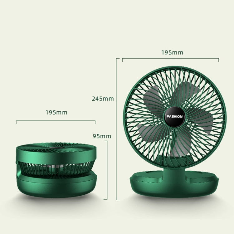 Ventilatore portatile pieghevole 8 pollici USB
