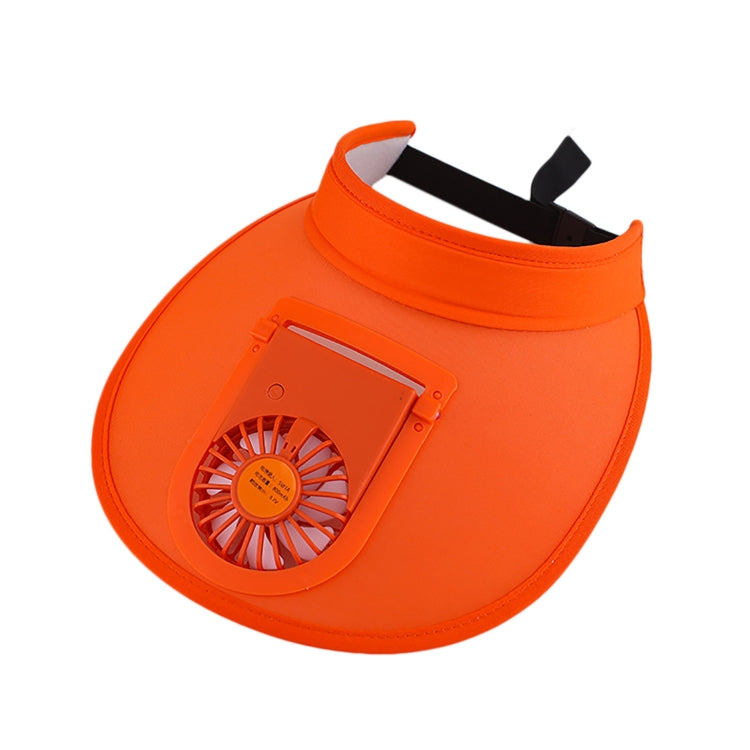 Cappello estivo a tesa larga con ventilatore USB ricaricabile