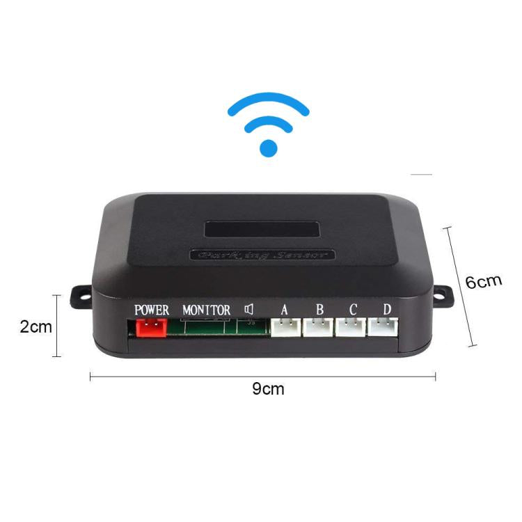 Radar wireless con display LED e allarme retromarcia