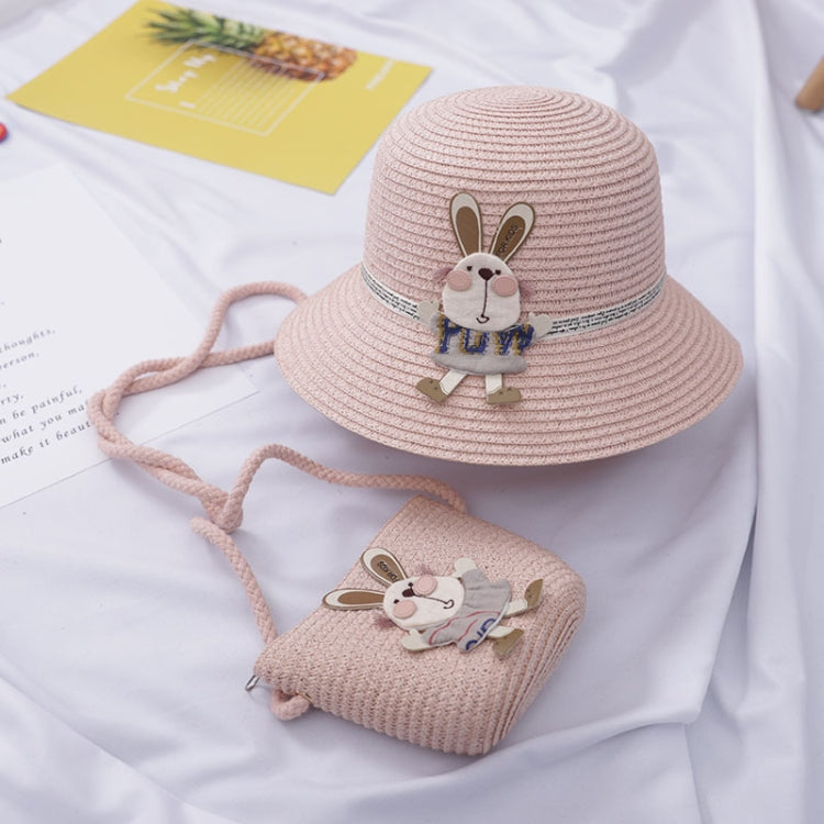 Cappello da sole in paglia per bambini 2-8 anni