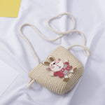 Cappello da sole in paglia per bambini 2-8 anni