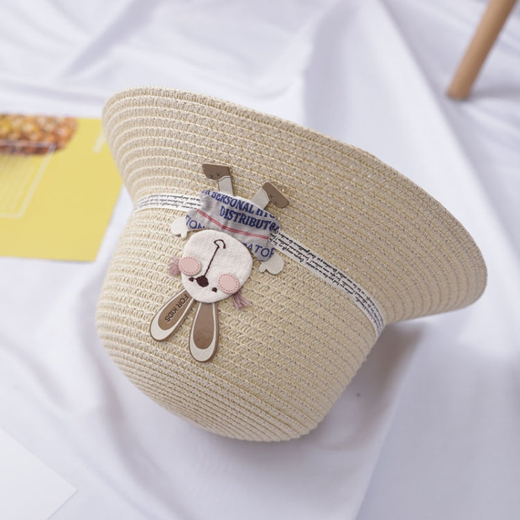 Cappello da sole in paglia per bambini 2-8 anni