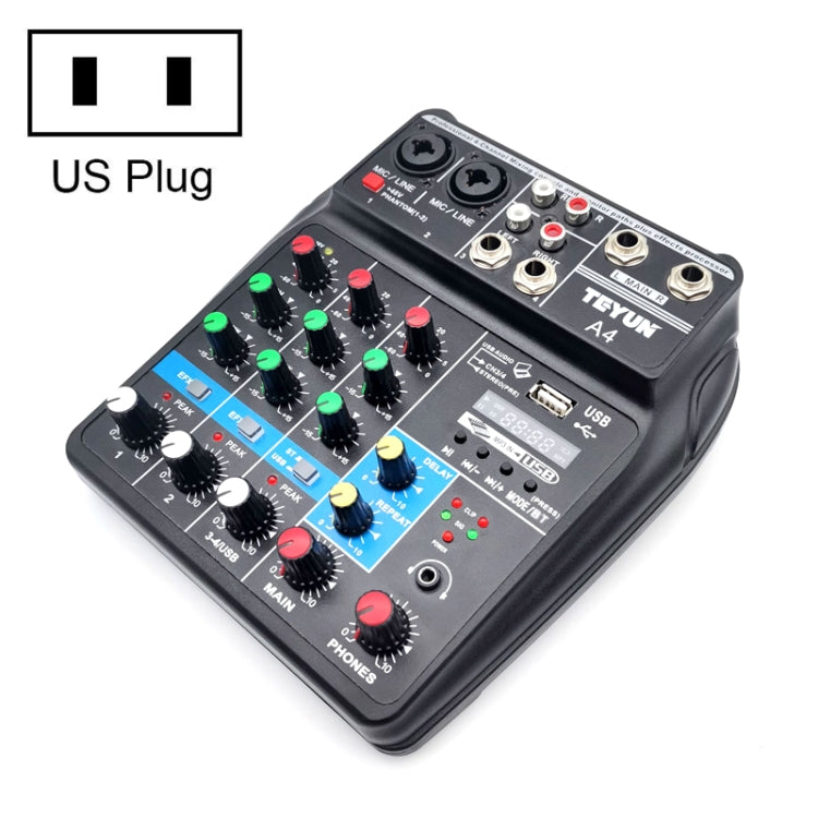 Mixer digitale audio 4 canali TEYUN A4