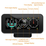 Display HUD auto M60 con GPS, bussola e altitudine