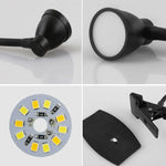 Lampada da scrivania USB con tubo flessibile 360°