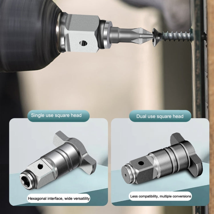Convertitore chiave elettrica con albero a T quadrato 2 pezzi